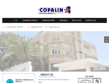 Tablet Screenshot of copalin.com